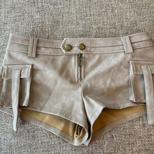 Edikted Tan Cargo Women's Shorts